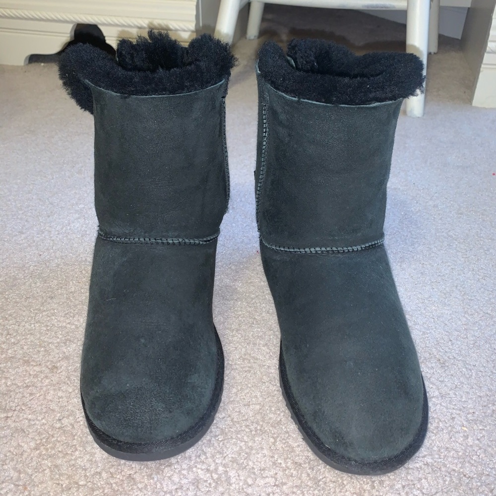 UGG Australia Women’s Bailey Bow II Black Boots